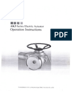 AK3 Series Electric Actuator Operation Instructions