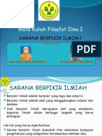 Filsafat Ilmu - Sarana-Berpikir Ilmiah