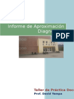 Informe de Aproximación Diagnostica 