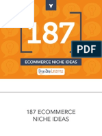 187 Ecommerce Niche Ideas