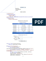 Demo 12: 1. Productocatalogo 2. Abre Producto Carrito 3. Abre Compra - Aspx Web Config