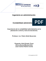 Importancia de La Contabilidad Administrativa