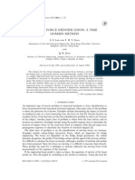 Moving Force Identification: A Time Domain Method: Journal of Sound and Vibration