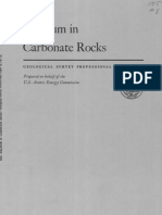 Uranium in Carbonate Rock