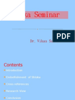 Shloka Seminar: - DR Vikas Saroch