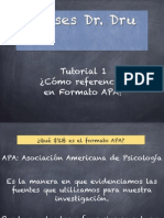 ¿Cómo Hacer Referencias en Formato APA?