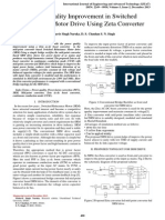 Power Quality Improvement in Switched Reluctance Motor Drive Using Zeta Converter