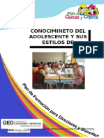 Caracteristicas Del Adolescente y Estilos de Aprendizaje