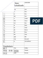 Vocabulario Etel Chino