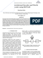 Design of Convolutional Encoder and Viterbi Decoder Using MATLAB