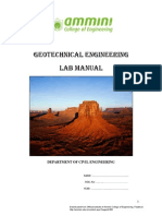 CE09 607 (P) - Geotechnical Engineering Lab PDF