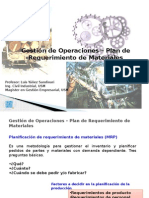 MRP Gestion Operaciones