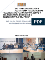 Presentacion, Buenas Practicas de Manufactura y Programas P