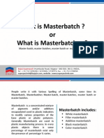 What Is Masterbatches