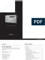 Grundig E100 Shortwave Radio Manual