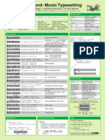 LilyPond CheatSheet