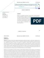 Solubility and Dissolution