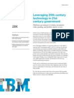 Leveraging 20th Centurytechnology in 21stcentury Government