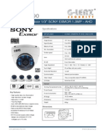 GPCA-2990: Camera IR Outdoor 1/3" SONY EXMOR 1.3MP - AHD