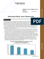 Defaulted Bank Loan Recoveries