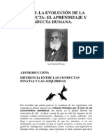 Tema 9. El Aprendizaje y La Evolución de La Conducta