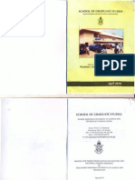 Thesis Graduate SCH Manual