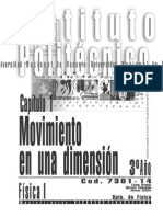 7301-14 FISICA - Movimiento en Una Dimensión - Cap 1