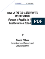 RA 7160 Situs of The Tax - IRR