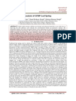 Analysis of GFRP Leaf Spring