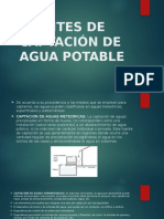 Fuentes de Captación de Agua Potable