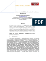 Uso de Las Distribuciones de Probabilidad en La Simulacion de Sistemas Productivos