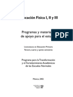 Educación Física I, II y III