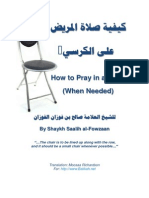 How To Pray in A Chair When Needed