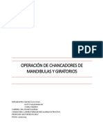 Trabajo de Chancadores PDF