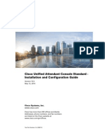 Cisco Unified Attendant Console Standard - Installation and Configuration Guide