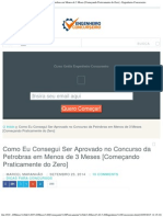 Como Eu Consegui Ser Aprovado No Concurso Da Petrobras em Menos de 3 Meses (Começando Praticamente Do Zero) - Engenheiro Concurseiro