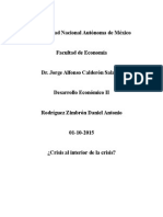 Ensayo Desarrollo Económico Internacional