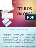 Titulos Valores