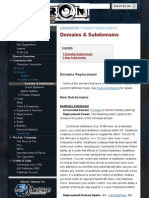 Domains & Subdomains - Eberron Pathfinder