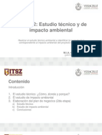 Estudio Tecnico y de Impacto Ambiental