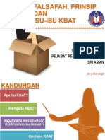 Falsafah, Prinsip & Isu KBAT PA