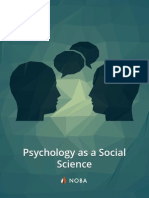 Psychology As A Social Science