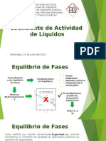 Coeficiente de Actividad de Liquidos