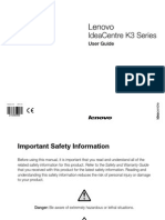 Ideacentre K3 Series: User Guide