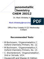 Lecture 1 Organometallics