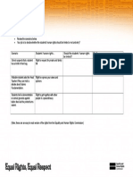 Limiting Human Rights Task: Worksheet 39