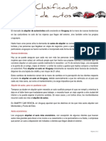 Alquiler de Autos en Uruguay. Comentarios