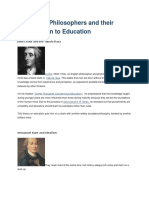 10modernphilosophersandtheircontributiontoeducation 131021112312 Phpapp02