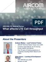 LTE Radio Capacity Throughput