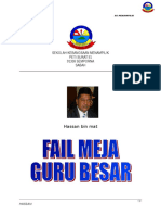 Fail Meja Guru Besar - Hassan